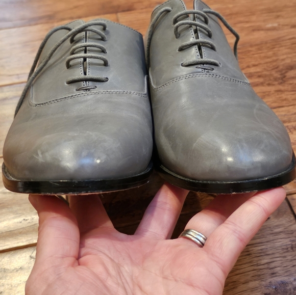 Etienne Aigner Emery Lace-Up Oxford Grey size 10 - Picture 9 of 16